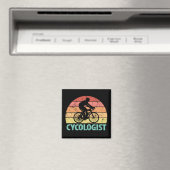 Zykologe Funny Cycling Magnet (In Situ (Geschirrspüler))