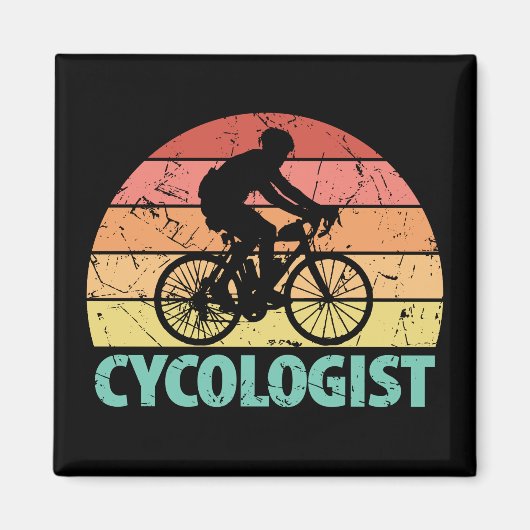 Zykologe Funny Cycling Magnet (Vorne)