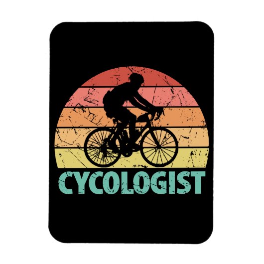 Zykologe Funny Cycling Magnet (Vertikal)