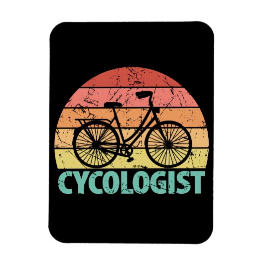 Zykologe Funny Cycling Magnet (Vertikal)