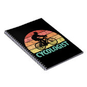 Zykologe Funny Cycling Notizblock (Rechte Seite)