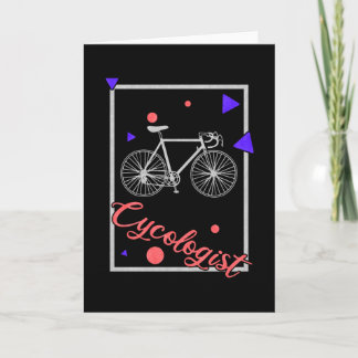 Zykologe Funny Psychology Bike Karte