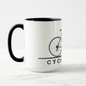 Zykologistext mit grauer Tasse (Links)