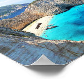 Zykynthos Shipwreck Beach, Griechenland Poster (Ecke)