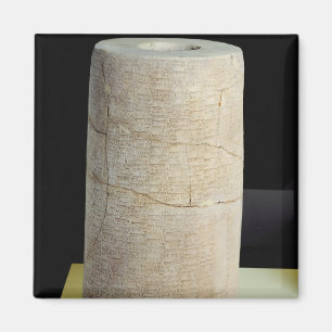 Zylinder B mit einer votive Aufschrift Magnet