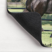 Zylinder-friesische Rinder Mousepad (Ecke)