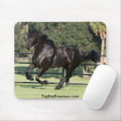 Zylinder-friesische Rinder Mousepad (Mit Mouse)