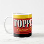 Zylinder-Frucht-Etikett-Tasse Kaffeetasse (Links)