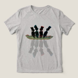 Zylinder im Schatten Tri-Blend Shirt