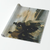 Zylinder-Reiter Decoupage Plakat Geschenkpapier (Ungerollt)