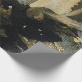 Zylinder-Reiter Decoupage Plakat Geschenkpapier (Ecke)