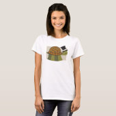 Zylinder-Schildkröte T-Shirt (Vorne ganz)
