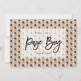 Zylinder sind Sie meine Seitenjungen-Antragkarte Dankeskarte