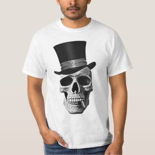 Zylinder-Totenkopf T-Shirt