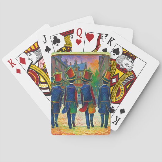 Zylinderdesign Spielkarten (Rückseite)