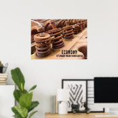 Zylinderkopfumbauer Rusty Motor Block Foto Poster (Heimbüro)