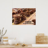 Zylinderkopfumbauer Rusty Motor Block Foto Poster (Küche)