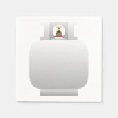 Zylinderpapier Napkins Serviette (Vorderseite)