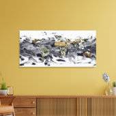 Zylinderprojektion Leinwanddruck (Insitu (Wohnzimmer))