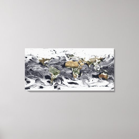 Zylinderprojektion Leinwanddruck (Vorderseite)