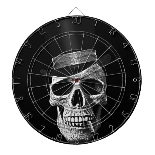 Zylinderschädel Dartscheibe (vorne)