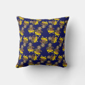 Zymbal aufwinden, Affenmuster klatschen Kissen (Rückseite)