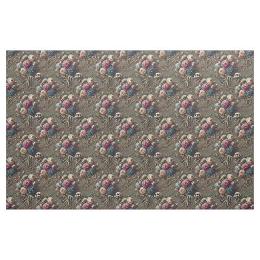 Zynisch-gotische Viktorianische Statement Tile vom Stoff (Yard (91,4 cm))