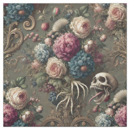 Zynisch-gotische Viktorianische Statement Tile vom Stoff