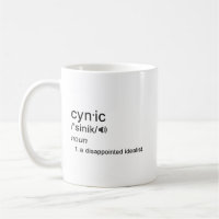 Zynische Definitions-Tasse