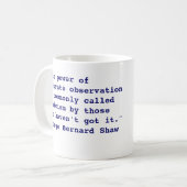 Zynische Tasse (Vorderseite Links)