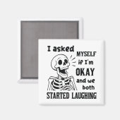 Zynischer Humor Zitat Magnet (Vorderseite/Rückseite)
