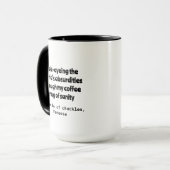 Zynischer Spaß Personalisierung Tasse (Vorderseite Links)