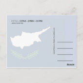 Zypern Artemis Naturlehrpfad Troodos Landschaft Postkarte (Rückseite)