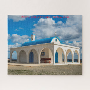 Zypern Ayia Thekla Kirche. Jigsaw Puzzle
