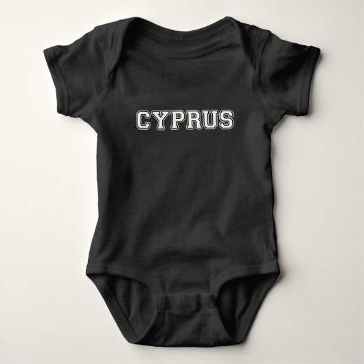 Zypern Baby Strampler (Vorderseite)