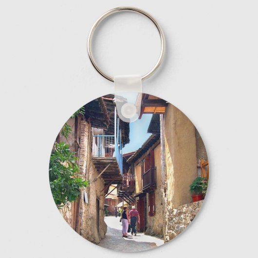 Zypern-Bergdorf Schlüsselanhänger (Vorderseite)