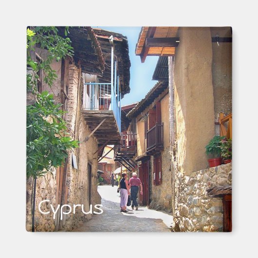 Zypern-Bergdörfer Magnet (Vorne)