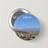 Zypern Berge Troodos Button (Vorne & Hinten)