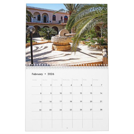 Zypern Calendar - Paphos Region, Zypern. Kalender (Feb 2026)