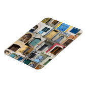 Zypern farbenfrohe Türen Magnet (Linke Seite)