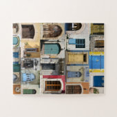 Zypern farbenfrohe Türen Puzzle (Horizontal)