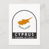 ZYPERN-FLACHENEmblem gestört Vintag Postkarte (Vorderseite)