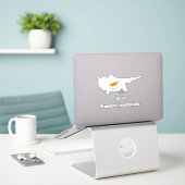Zypern-Flag-Karte Aufkleber (Laptop auf Schreibtisch)