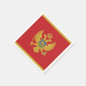 Zypern Flag Napkins Serviette (Ecke)