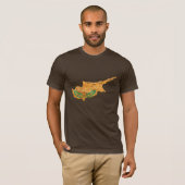 Zypern Flagcolor Map-T - Shirt (Vorne ganz)