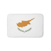 Zypern-Flagge Badematte (Vorderseite)