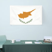 Zypern-Flagge Banner (Messeveranstaltung)