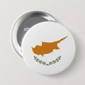 Zypern-Flagge Button (Vorne & Hinten)