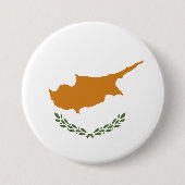 Zypern-Flagge Button (Vorderseite)