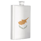 Zypern-Flagge Flachmann (Rechts)